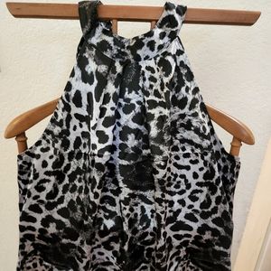 Apt9 Sz XL Animal Print Blouse